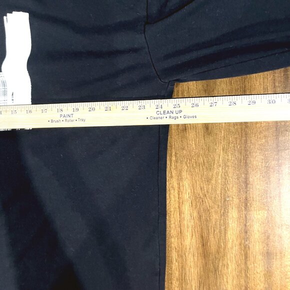 Express Mens Black Hoodie With White Graphic Print - Picture 3 of 4